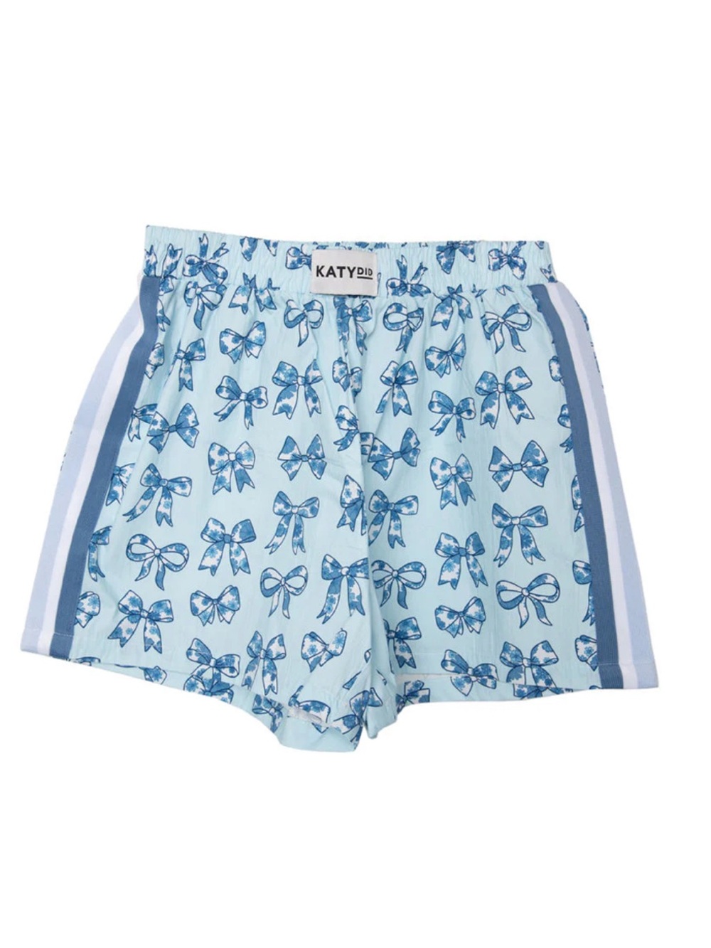 Katydid Toile Coquette Bows Boxers Light Blue Size S
